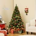 thumbnail image 4 of Costway 6 FT Artificial Christmas Tree with 814 Branch Tips, 700 Warm White LED Lights, 4 of 10