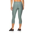 thumbnail image 3 of Reebok Pantalon Athlétique de Compression à Coutures pour Femmes, Vert, Grand, 3 of 4