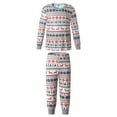 thumbnail image 1 of Deepwonder Supporting Family Pajamas Set Christmas Print Mom And Dad WOMEN L, 1 of 6