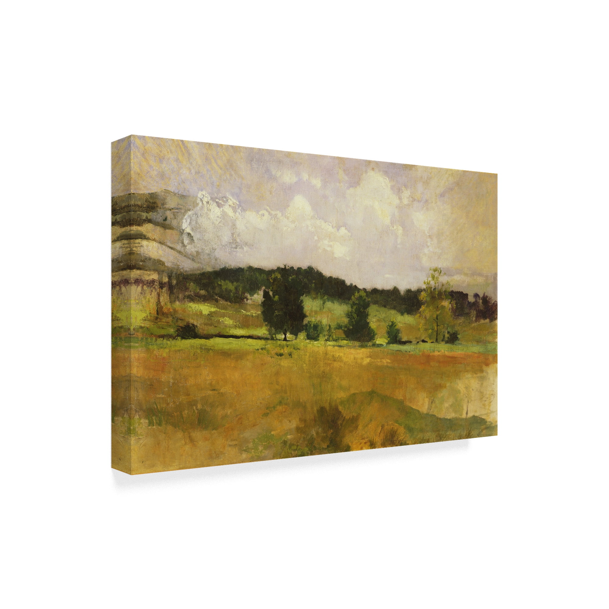 Trademark Fine Art 'Landscape Study' Canvas Art by John Henry Twachtman