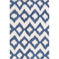 thumbnail image 2 of Hauteloom Richton Wool Living Room, Bedroom Area Rug - Transitional - Navy, Cream - 5' x 8', 2 of 7