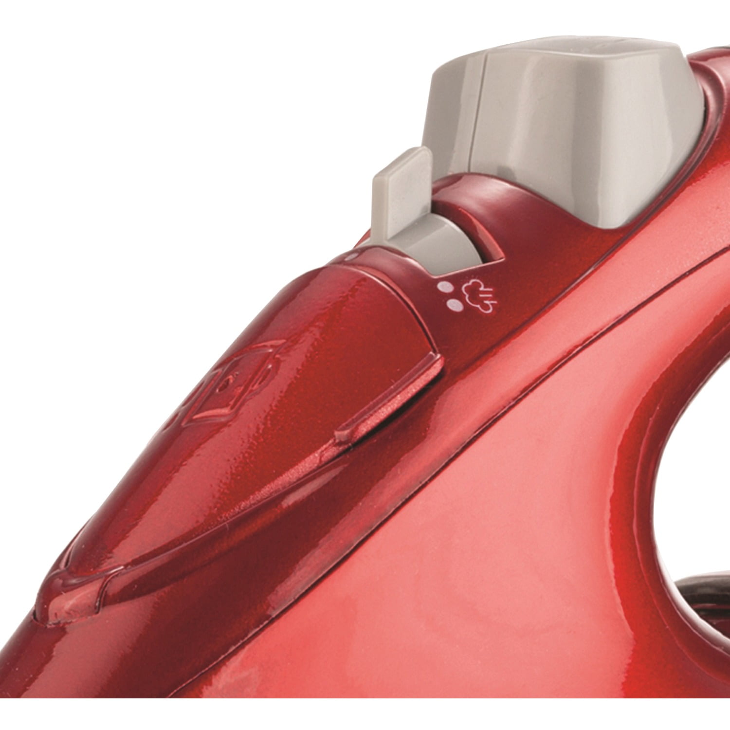 Brentwood Full-Size Nonstick Steam Iron, Red