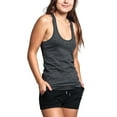 thumbnail image 4 of G-Style USA Women's Lightweight Scoop Neck Tank Top (2-Pack) LTT13191 - Charcoal - Small, 4 of 4