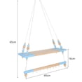 thumbnail image 3 of Estantes De Cuerda Estantes Colgantes De Pared Estantes Colgantes De Cuerda - Estante Colgante De Pared Para Plantas - Decoración De Estantes De Baño Advancent HA023097-00, 3 of 7