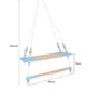 thumbnail image 3 of Estantes De Cuerda Estantes Colgantes De Pared Estantes Colgantes De Cuerda - Estante Colgante De Pared Para Plantas - Decoración De Estantes De Baño Methold HA023097-00, 3 of 7