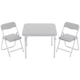 thumbnail image 4 of Versatile para niños' muebles: folding mesa y 2 sillas set - durable, space-saving design - ideal para para boys y girls - gris color, 4 of 7