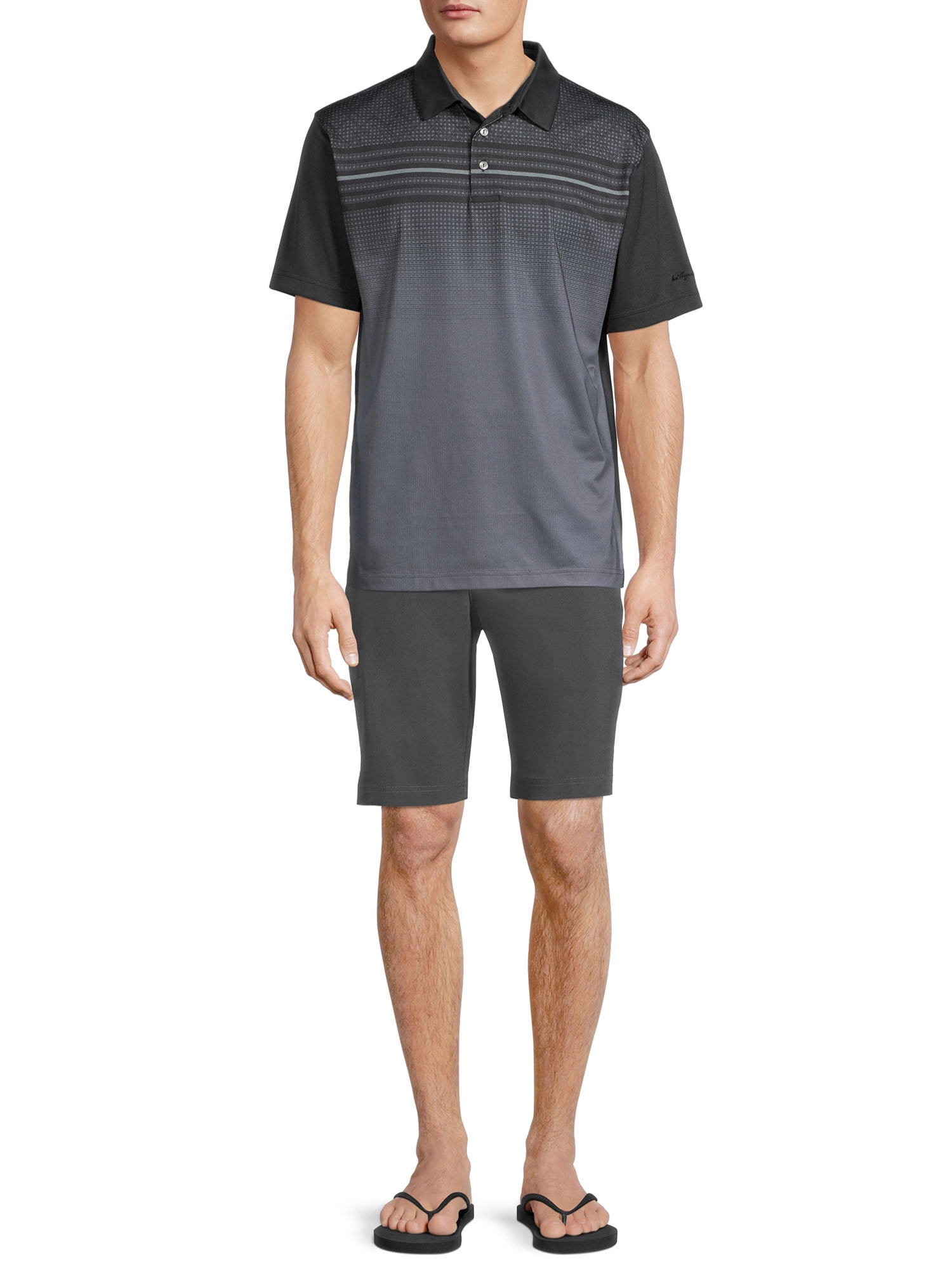 Ben Hogan Men's & Big Men's Performance Active Flex Waistband 4-Way Stretch Golf Cargo Short, Sizes 30-54