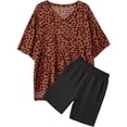 thumbnail image 7 of Cueply 2 Piece Sets for Women Summer Outfits Lounge Set Casual Matching Clothing Oversized T-Shirt Biker Shorts, 7 of 7