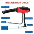 thumbnail image 4 of 3KW Diesel Heater, 10L Tank Diesel Air Heater, 12V Parking Heater W/Remote Control and LCD, for Trucks Boats Bus RVs Caravans, 4 of 7