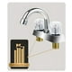 thumbnail image 4 of Mezcladora Baño Lavabo Acero Inoxidable Cromado Plateado, 4 of 4