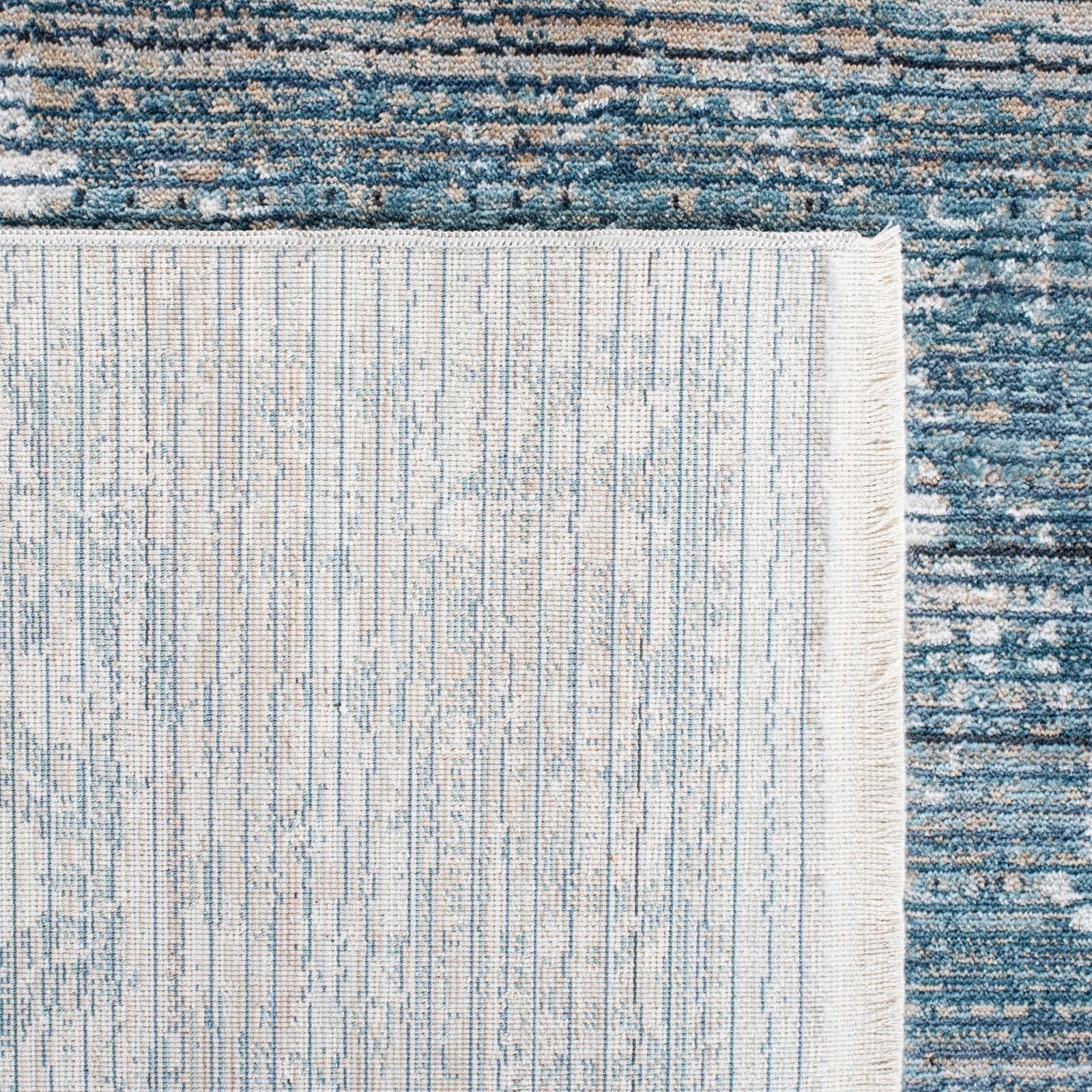 SAFAVIEH Victoria Bristol Distressed Floral Area Rug, Blue/Ivory, 3' x 5'