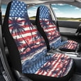 thumbnail image 4 of XYZCANDO Vintage American Flag Car Seat Covers Front Seats Breathable Soft Auto Seat Covers Auto Interior car Front Seats, Washable Protector Truck SUV, 4 of 10