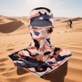 thumbnail image 2 of Sun Protective Scarf UPF 50+ Breathable Mesh Print for Women Men Outdoor Daily Use, 2 of 3
