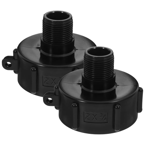 2pcs Heavy Duty IBC Tote Adapter for Garden Hose Tank Fitting Coarse Thread Water Connector Valve Adapter Transfer Fittings