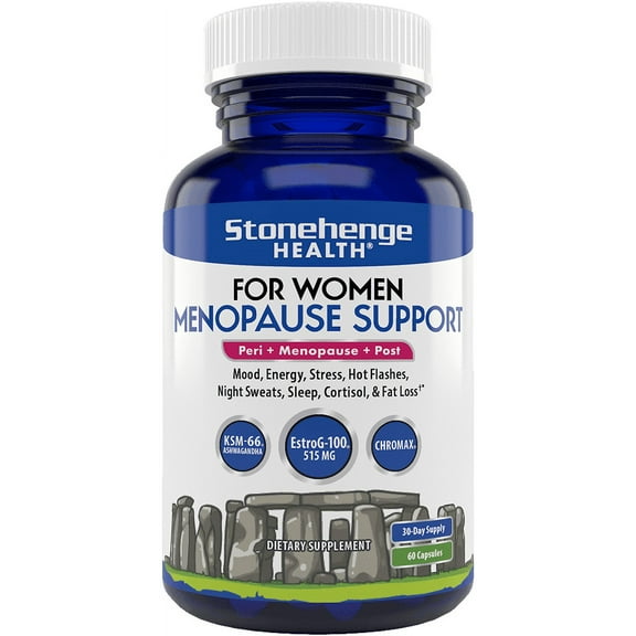 Stonehenge Health For Women Menopause Support, Mood, Energy, Stress, Hot Flashes, Night Sweats, Sleep