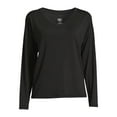 thumbnail image 5 of Athletic Works Women’s Dri More Boxy Tee with Long Sleeves, Sizes XS-XXXL, 5 of 5
