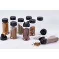 thumbnail image 4 of Juego de 14 tarros de especias MACHAO plástico transparente con tapas y etiquetas 3 oz, 4 of 4