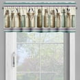 thumbnail image 3 of Ambesonne Cow Valance & Curtain 3 Pcs Set, Purplish Flowers Bottles Print, 55"x45", Lavender Eggshell Mauve, 3 of 7