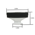 thumbnail image 2 of Soidarity Amortiguador silencioso y ligero, silenciador portátil de sonido ABS profesional, silenciador silencioso, instrumento de práctica Accesorios para instrumentos musicales Negro, 2 of 6