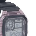 thumbnail image 3 of Yajisi Men's Electronic Sports Watch Waterproof Digital Wristwatch Luminous Alarm Transparent Purple, 12.2 inches / 31 cm, 3 of 9