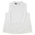 thumbnail image 1 of Alfani blusa sin mangas sólida para mujer, blanco, grande, 1 of 2
