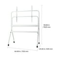 thumbnail image 4 of KFFKFF Mobile Television Stand, Rolling TV Base for 35-100 Inch LED/LCD/OLED Flat/Curved Screens, TV Stand with Casters Supporting up to 198 lbs for Living Space, Bedroom, Workspace, 4 of 9