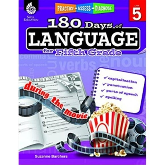 Shell Education 51170 180 Jours de Langue pour la Cinquième Année