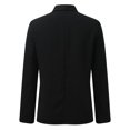 thumbnail image 2 of Vedolay Women's 2023 Jackets Women's Solid Color Open Front Plus Size Long Sleeve Office Blazers Jacket,Black L, 2 of 5