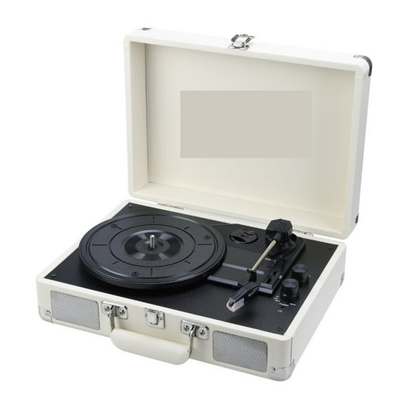 All-in-one Vinyl Record Player Portable Phonograph USB Record Player ,Easy to Set Up