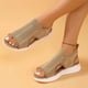 thumbnail image 2 of WILLBEST Sandalias De Mujer De Playa, Sandalias Modernas Para Mujer Con Diseño De Punta Abierta Para Uso Diario, Parte Superior De Malla Transpirable Y Suela Plana Cómoda Para Atuendos De Verano., 2 of 8