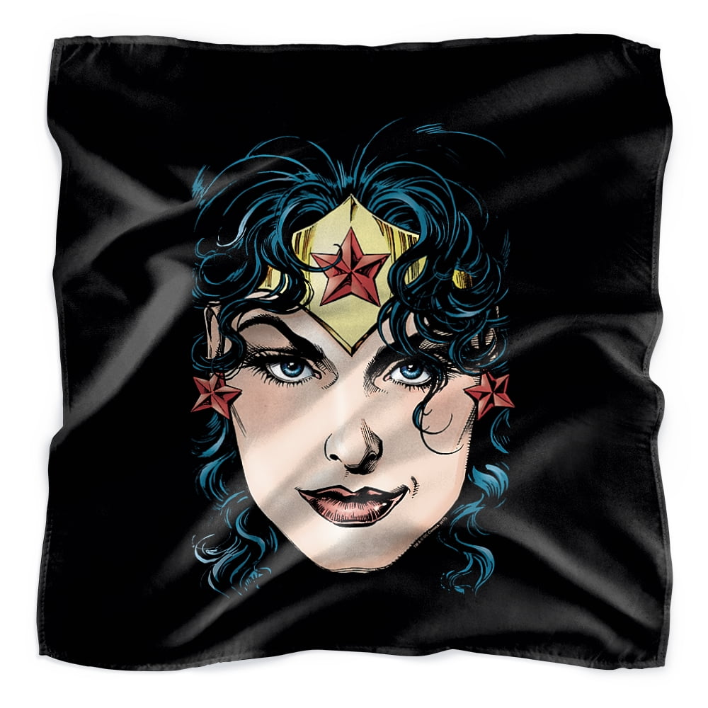 Wonder Woman Big Head Bandana (21 in x 21 in)