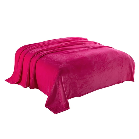 Blankets Full Size Throw Blanket for Couch, Thick Blanket Heavyweight Fleece Blankets for Sofa, Bed, Super Soft Cozy Warm Flannel Blanket, 47x78 Inches Couch Throw Blanket