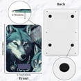 thumbnail image 2 of Wolf Leaves Green Food Scale Digital Kitchen Scale Waterproof Tempered Glass Tare Function 11 lb for Baking Cooking Meal Prep, 2 of 7