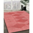 thumbnail image 3 of Ahgly Company Machine Washable Indoor Rectangle Transitional Fire Engine Red Area Rugs, 8' x 10', 3 of 7