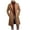 Khaki, variant on WREESH Fashion Winter Coat Men'S Casual Solid Color Buttons Pockets Long Sleeve Hoodless Casual Long Outwear Trench Coat Dark Gray