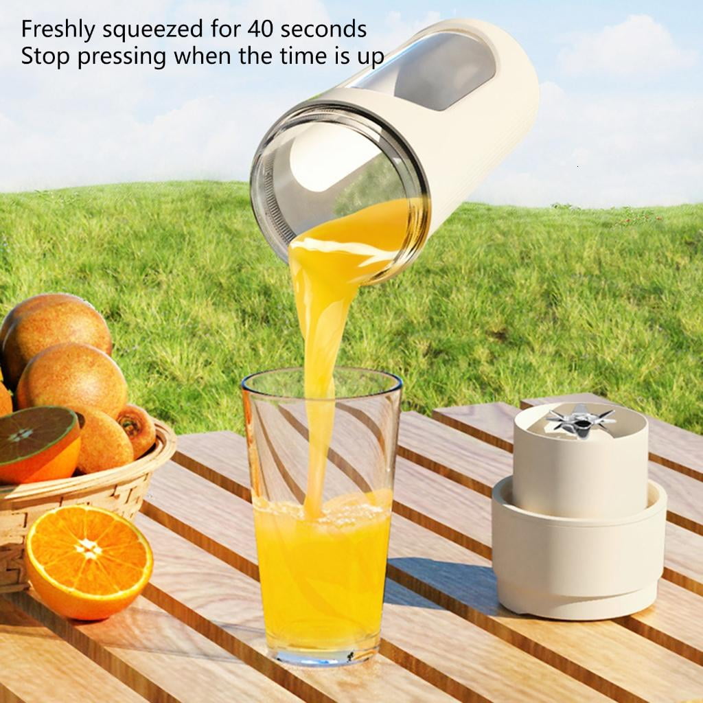Travel Friendly 450ml Juicer Blender USB Rechargeable Mixing Cup for Smoothie and Shakes Practical Kitchen Appliance