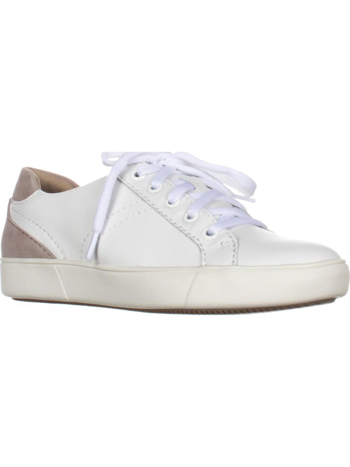 naturalizer white leather sneakers