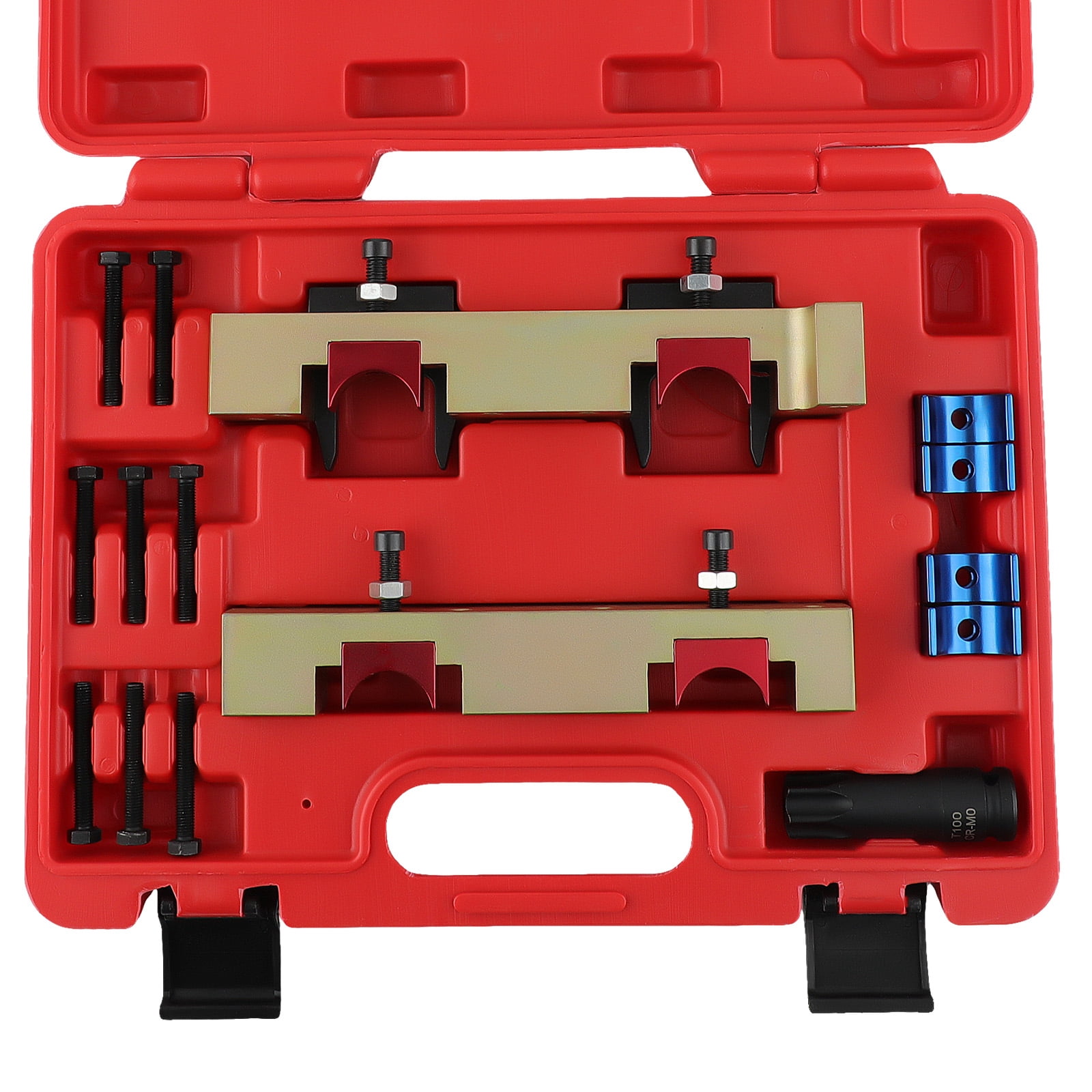 maXpeedingrods Engine Timing Chain Kit Camshaft Locking Tool For Mercedes Benz M270 M274 M133 B200 B250 CLA E200 GLA GLC GLK SLK 1.6L 2.0L Replace A0009932178, A0009933978, A2700501100