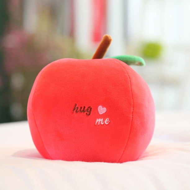 Muñecos de peluche de 20cm para niños, Serie de frutas, fresa, plátano, naranja, manzana, sandía, zanahoria, cereza, juguetes de peluche suaves, regalo
