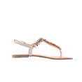 thumbnail image 4 of Ventutto Rio Orange/Beige Crystal Cluster T-Strap Sandal-6 for Womens, 4 of 4