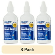 (3 pack) Equate Nasal Spray Premium Saline Liquid Mist for nasal Congestion - 3 fl oz, Compare to Ocean® Ingredients