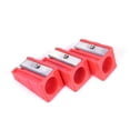 thumbnail image 1 of 3pcs Pencil Sharpener Shape Billiard Cue Tip Corrector Portable Shaft Repair Tool Universal Accessory Red, 1 of 5
