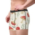 thumbnail image 4 of Disketp Cartoon Flat Mushrooms Men'S Boxer Briefs,Soft And Breathable Cotton Underwear With Comfortflex Waistband, 4 of 8