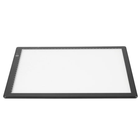 Riousery Ultra Slim A4 Size Slide Viewer 3 Brightness Mode Soft LED USB Powered Photography Slide Scanner Light Box for Film Negative Black
