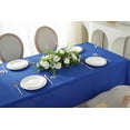 thumbnail image 7 of 60"x 126" Rectangle Polyester Tablecloth Royal Blue- 1pc. for Home décor, Weddings, Party events, or Restaurants., 7 of 7