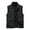 Black, variant on Men's Outdoor Stand Collar Jacket Vest Casual Padded Vest Coats