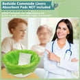 thumbnail image 6 of Commode Liners for Bedside Commode Vanilla Disposable Bags 100pcs Universal Fit Most Standard Toilet Chair Bucket, 6 of 6