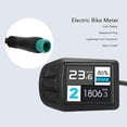 thumbnail image 3 of Electric Bike Display, Dustproof ABS Data Display Electric Bike LCD Meter  for Bike Modification, 3 of 8