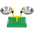 thumbnail image 5 of Pets First NCAA Football Goalpost Elevated Dog Feeder Stainless Steel Bowl, 5 of 6