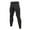 Black E, variant on SDNall Compression Leggings for Men Sports Stretch Leggings Trousers Breathable Quick-Drying Wicking Fitness Pants Workout Pants for Men Sizes:S-2XL